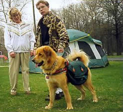 The Hedmans with Assistance Dog Sam
