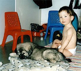 Karelin Kajander with Mafi
